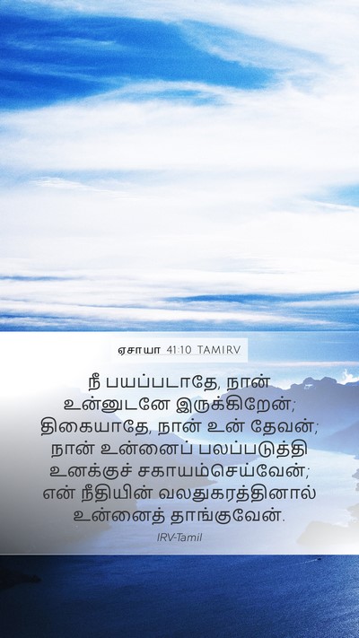 ஏசாயா 41:10 TAMIRV Bible Verse Image