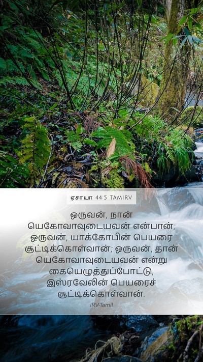 ஏசாயா 44:5 TAMIRV Mobile Phone Wallpaper - ஒருவன், நான் - Mobile Bible Verse Wallpaper