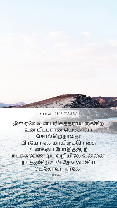 ஏசாயா 48:17 TAMIRV Bible Verse Image