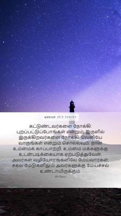 ஏசாயா 49:9 TAMIRV Bible Verse Image
