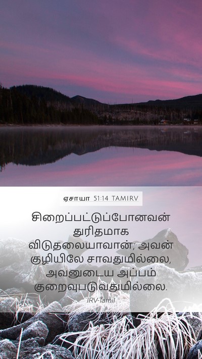 ஏசாயா 51:14 TAMIRV Bible Verse Image