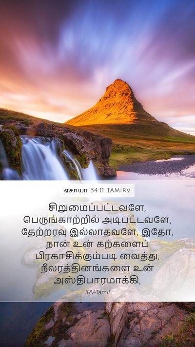 ஏசாயா 54:11 TAMIRV Bible Verse Image