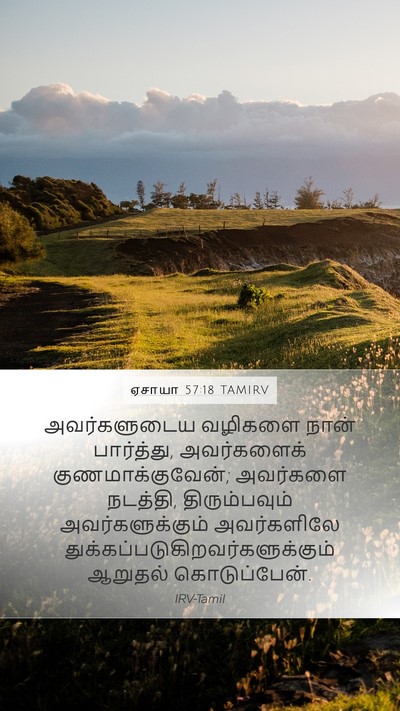 ஏசாயா 57:18 TAMIRV Bible Verse Image