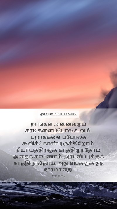 ஏசாயா 59:11 TAMIRV Bible Verse Image