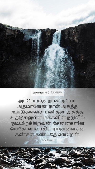 ஏசாயா 6:5 TAMIRV Bible Verse Image