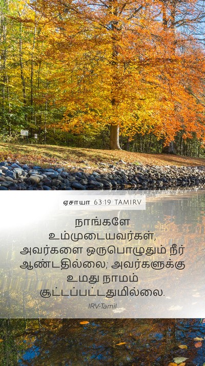 ஏசாயா 63:19 TAMIRV Bible Verse Image
