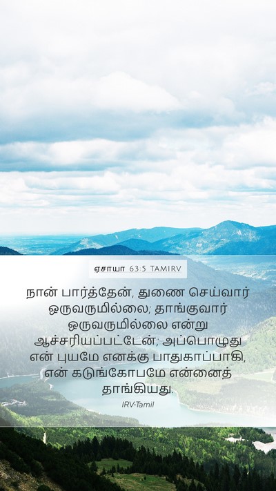 ஏசாயா 63:5 TAMIRV Bible Verse Image