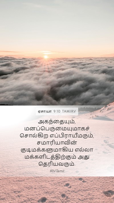 ஏசாயா 9:10 TAMIRV Bible Verse Image