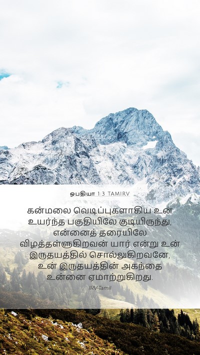 ஒபதியா 1:3 TAMIRV Bible Verse Image