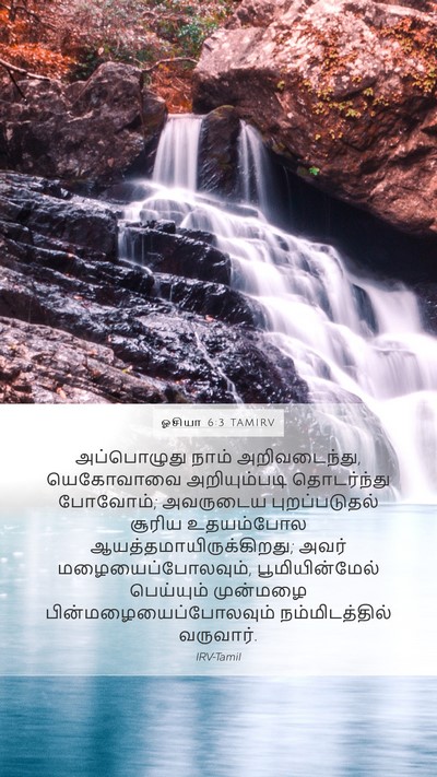 ஓசியா 6:3 TAMIRV Bible Verse Image