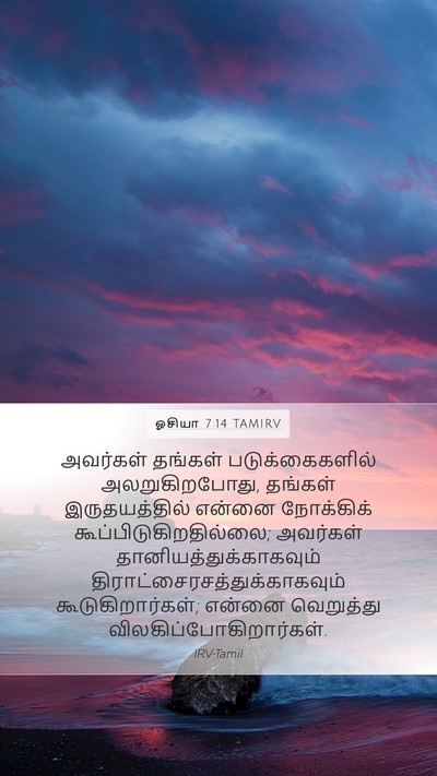 ஓசியா 7:14 TAMIRV Bible Verse Image