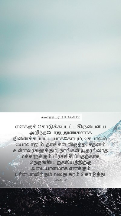 கலாத்தியர் 2:9 TAMIRV Bible Verse Image