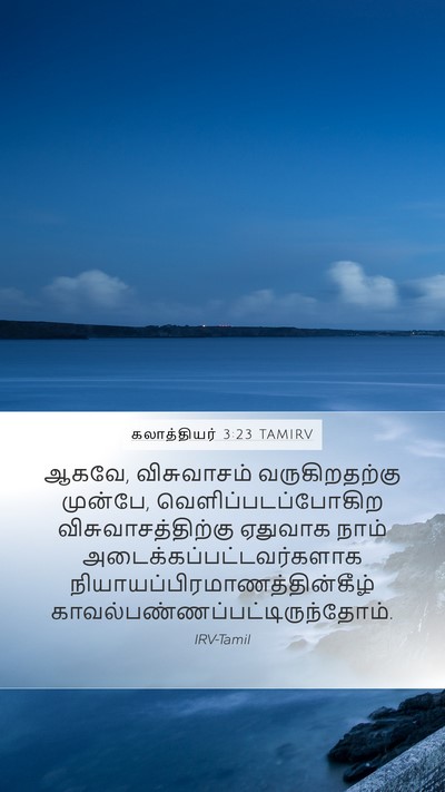 கலாத்தியர் 3:23 TAMIRV Bible Verse Image