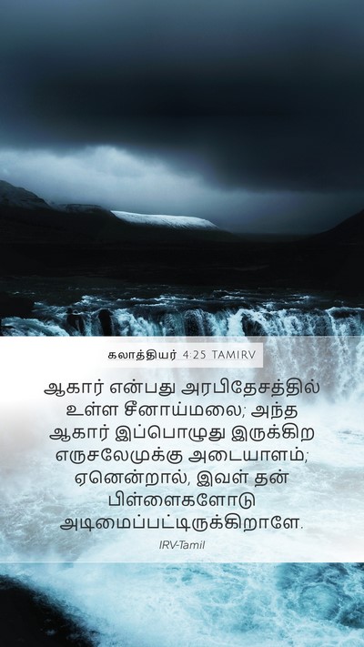 கலாத்தியர் 4:25 TAMIRV Bible Verse Image