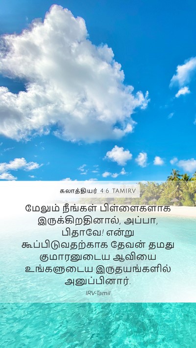 கலாத்தியர் 4:6 TAMIRV Bible Verse Image