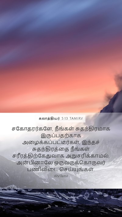 கலாத்தியர் 5:13 TAMIRV Bible Verse Image