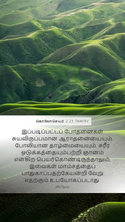 கொலோசெயர் 2:23 TAMIRV Bible Verse Image