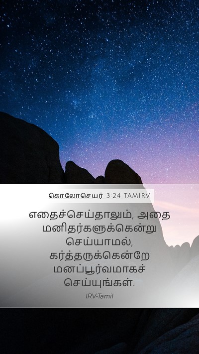 கொலோசெயர் 3:24 TAMIRV Bible Verse Image