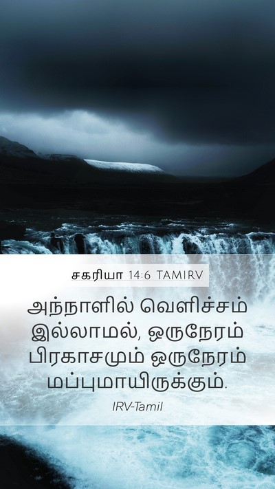 சகரியா 14:6 TAMIRV Bible Verse Image