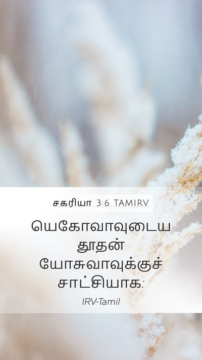 சகரியா 3:6 TAMIRV Bible Verse Image
