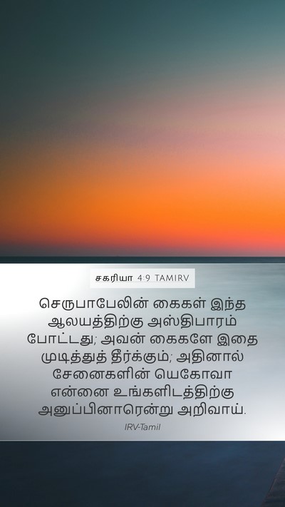 சகரியா 4:9 TAMIRV Bible Verse Image