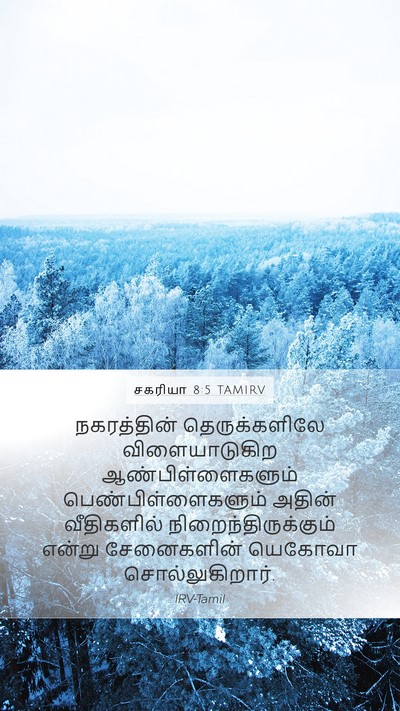 சகரியா 8:5 TAMIRV Bible Verse Image