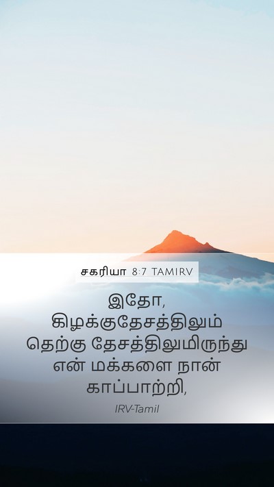 சகரியா 8:7 TAMIRV Bible Verse Image