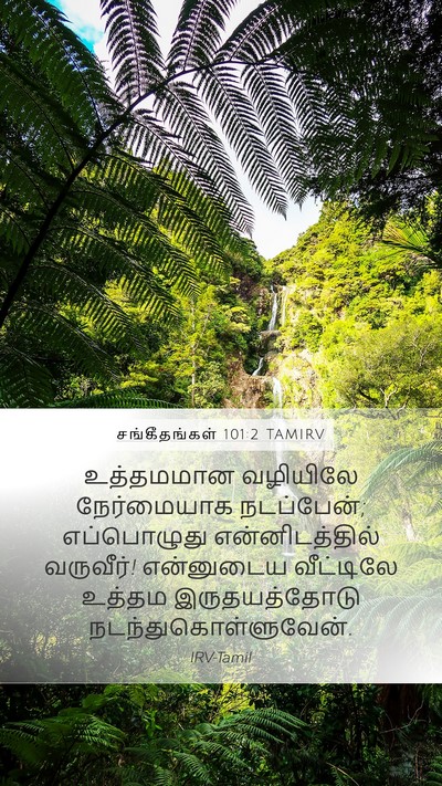 சங்கீதங்கள் 101:2 TAMIRV Bible Verse Image
