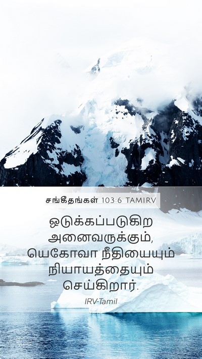 சங்கீதங்கள் 103:6 TAMIRV Bible Verse Image
