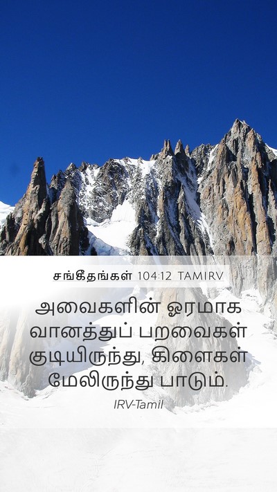 சங்கீதங்கள் 104:12 TAMIRV Bible Verse Image