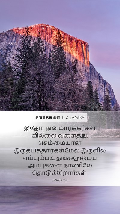 சங்கீதங்கள் 11:2 TAMIRV Bible Verse Image