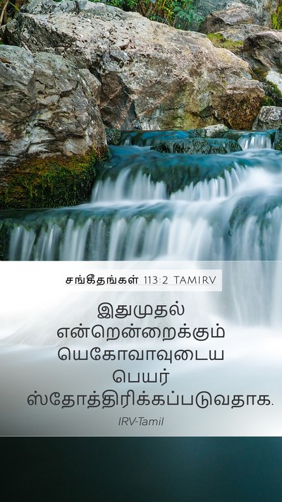 சங்கீதங்கள் 113:2 TAMIRV Bible Verse Image