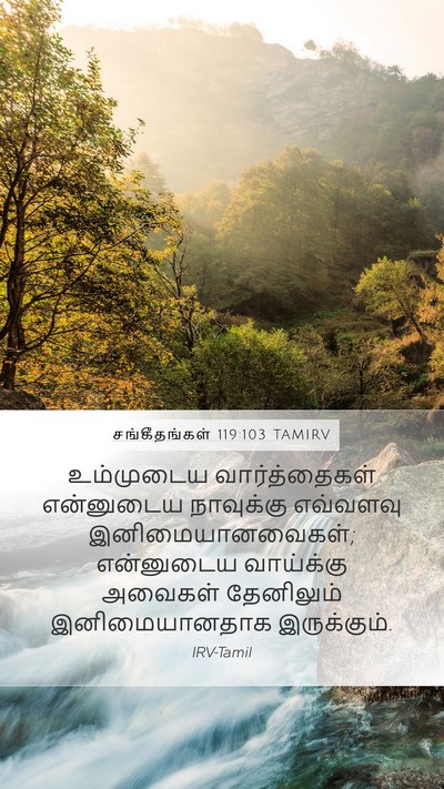 சங்கீதங்கள் 119:103 TAMIRV Bible Verse Image