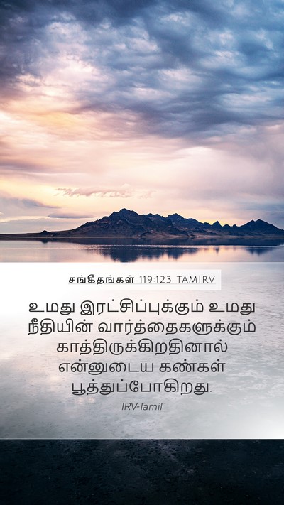 சங்கீதங்கள் 119:123 TAMIRV Bible Verse Image