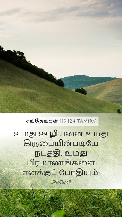 சங்கீதங்கள் 119:124 TAMIRV Bible Verse Image