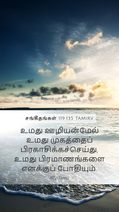 சங்கீதங்கள் 119:135 TAMIRV Bible Verse Image