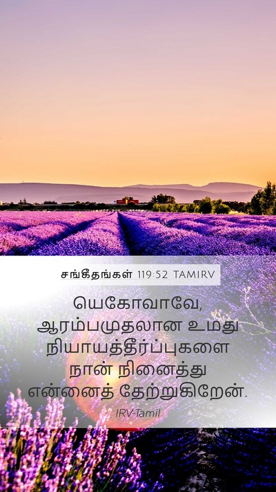 சங்கீதங்கள் 119:52 TAMIRV Bible Verse Image