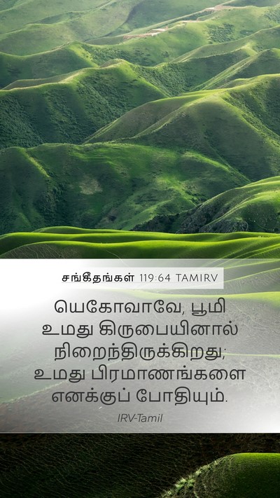 சங்கீதங்கள் 119:64 TAMIRV Bible Verse Image
