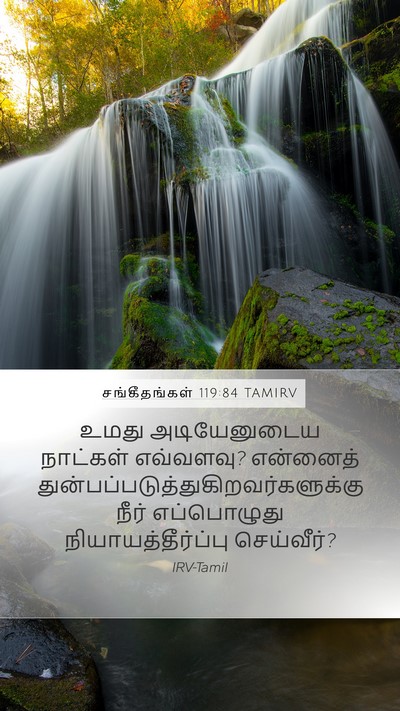 சங்கீதங்கள் 119:84 TAMIRV Bible Verse Image