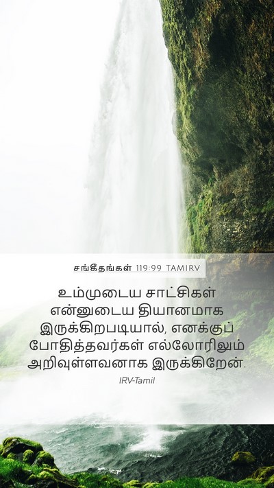 சங்கீதங்கள் 119:99 TAMIRV Bible Verse Image