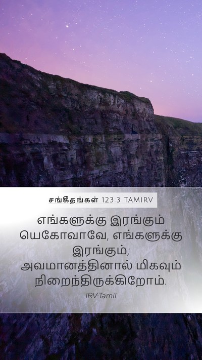 சங்கீதங்கள் 123:3 TAMIRV Bible Verse Image