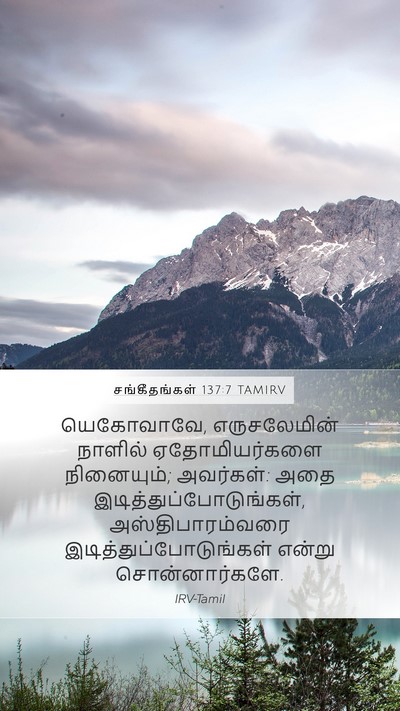 சங்கீதங்கள் 137:7 TAMIRV Bible Verse Image