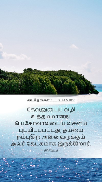 சங்கீதங்கள் 18:30 TAMIRV Bible Verse Image