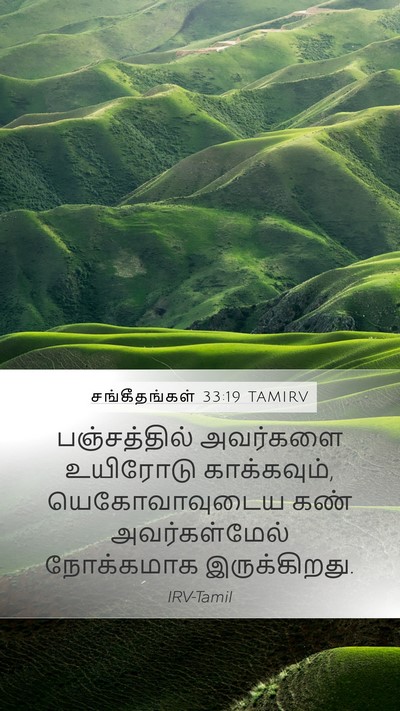 சங்கீதங்கள் 33:19 TAMIRV Bible Verse Image