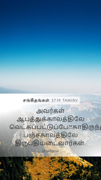 சங்கீதங்கள் 37:19 TAMIRV Bible Verse Image