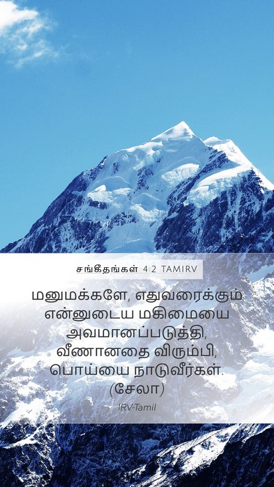 சங்கீதங்கள் 4:2 TAMIRV Bible Verse Image