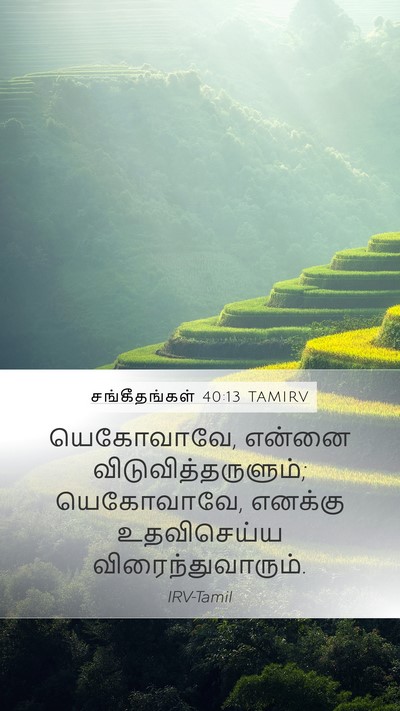 சங்கீதங்கள் 40:13 TAMIRV Bible Verse Image