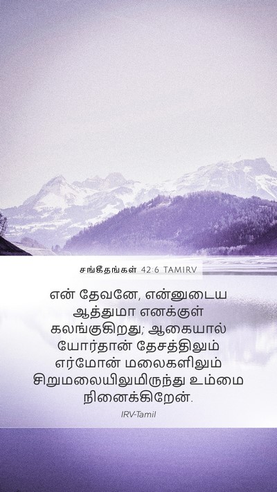சங்கீதங்கள் 42:6 TAMIRV Bible Verse Image