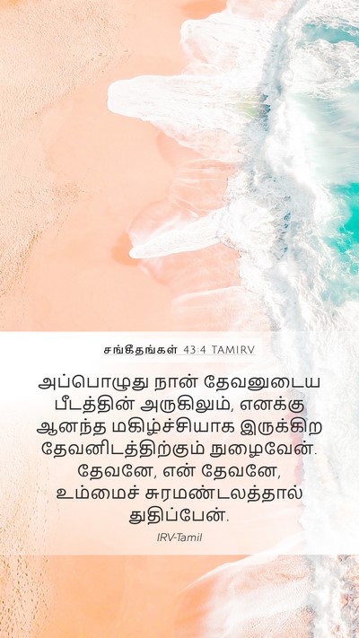 சங்கீதங்கள் 43:4 TAMIRV Bible Verse Image