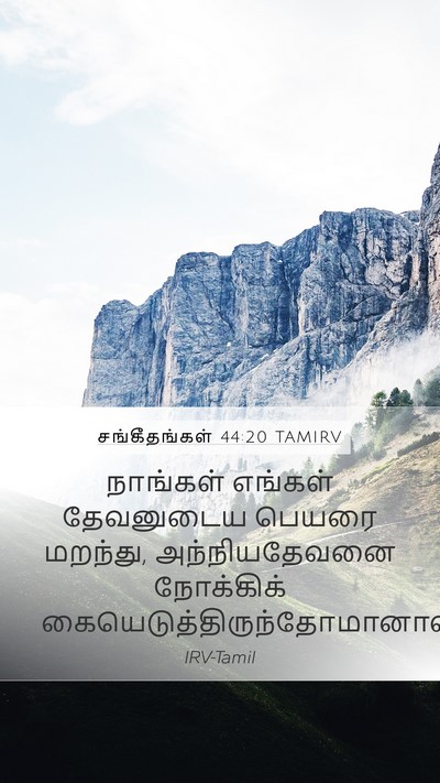 சங்கீதங்கள் 44:20 TAMIRV Bible Verse Image